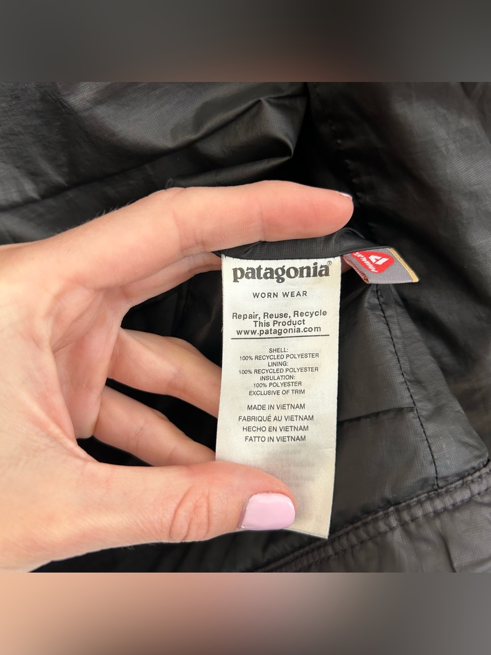 Patagonia Men’s Nano Puff Jacket Black Size Large - Picture 8 of 13